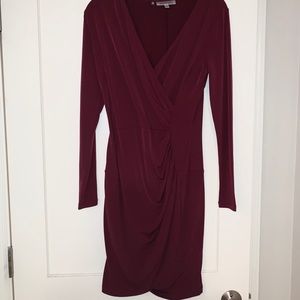 JLO Kohls Maroon Dress